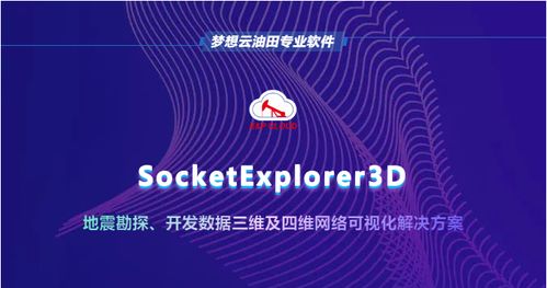 梦想云油田专业软件SocketExplorer3D 三维及四维地震勘探与开发数据的网络可视化解决方案